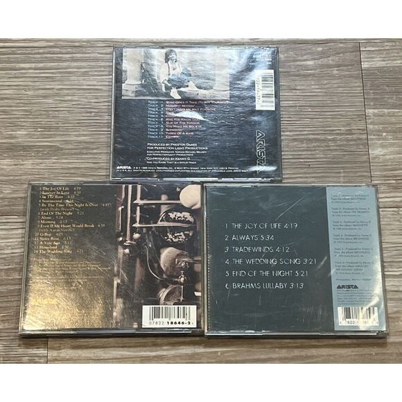 Kenny G Lot Of 3 CDs Six Of Hearts VG+, Breathless VG, & Duotunes VG Condition - Picture 2 of 6